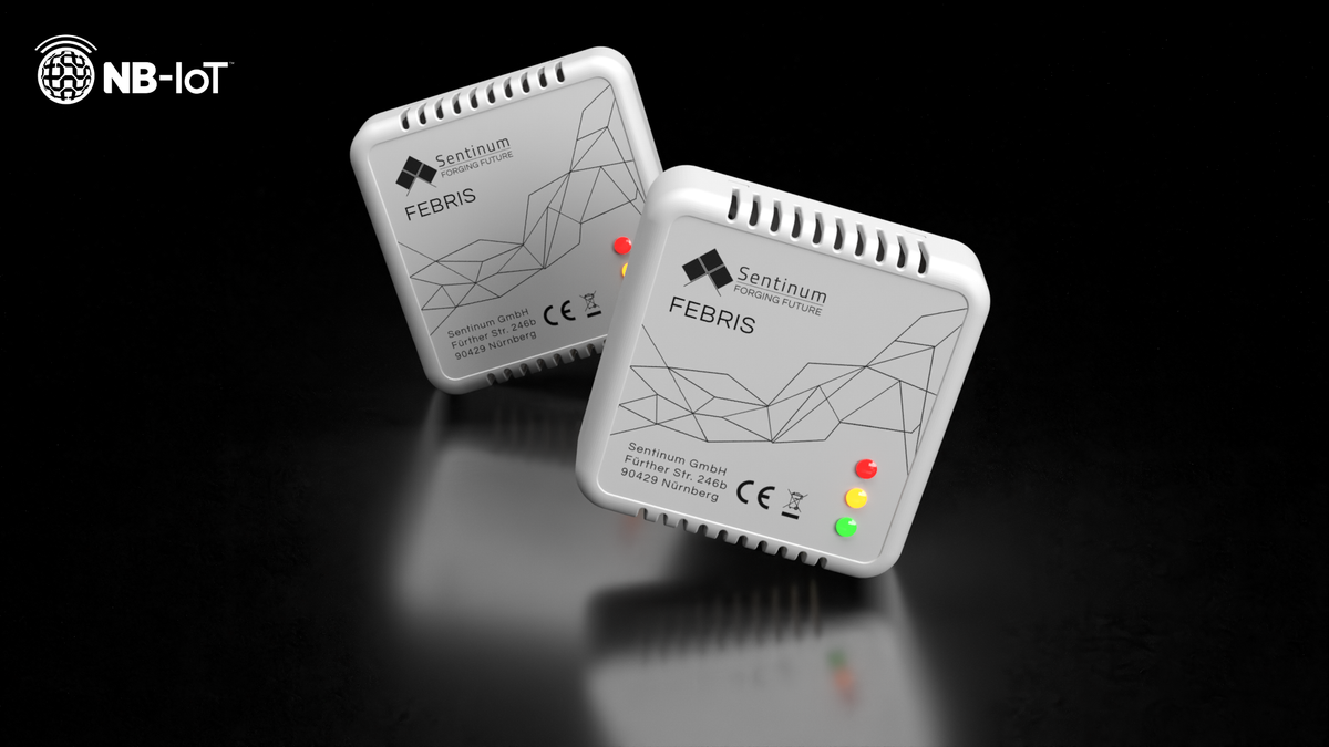 Febris Indoor Schimmelwarnsensor NB-IoT LTE-CAT-M1 LPWA mit SIM Karte