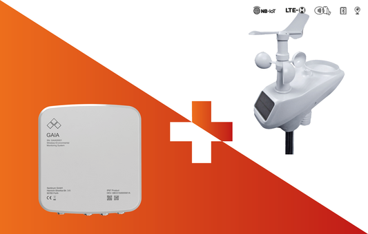 GAIA NB-IoT, LTE-CAT-M1 7-in-1 Wetterstation