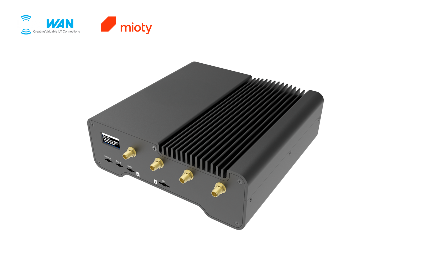 LoRaWAN®/mioty® Hybrid Industrielles Gateway