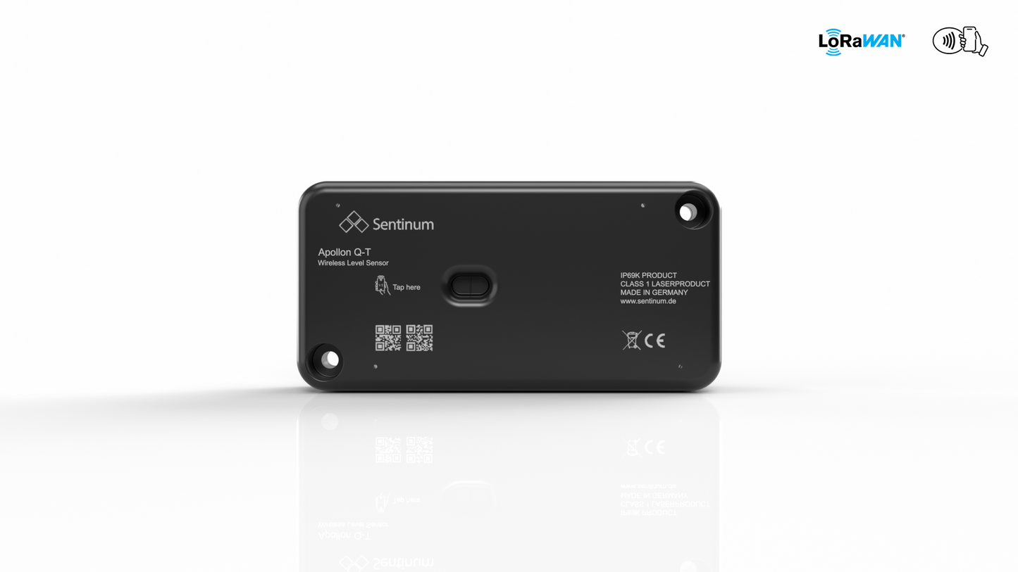 Apollon-Q Laser ToF Füllstandsensor LoRaWAN® light