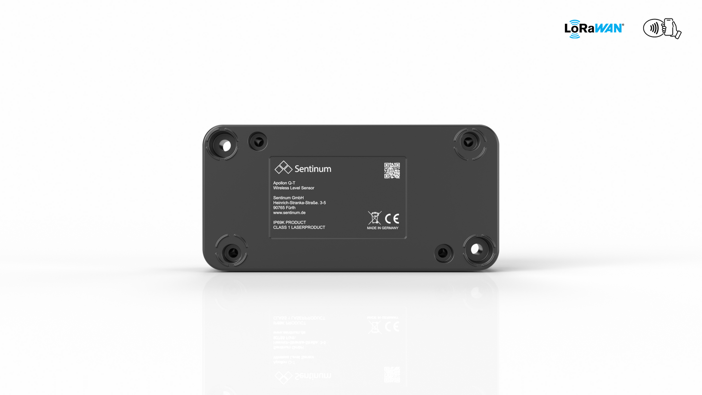 Apollon-Q Laser ToF Füllstandsensor LoRaWAN® light