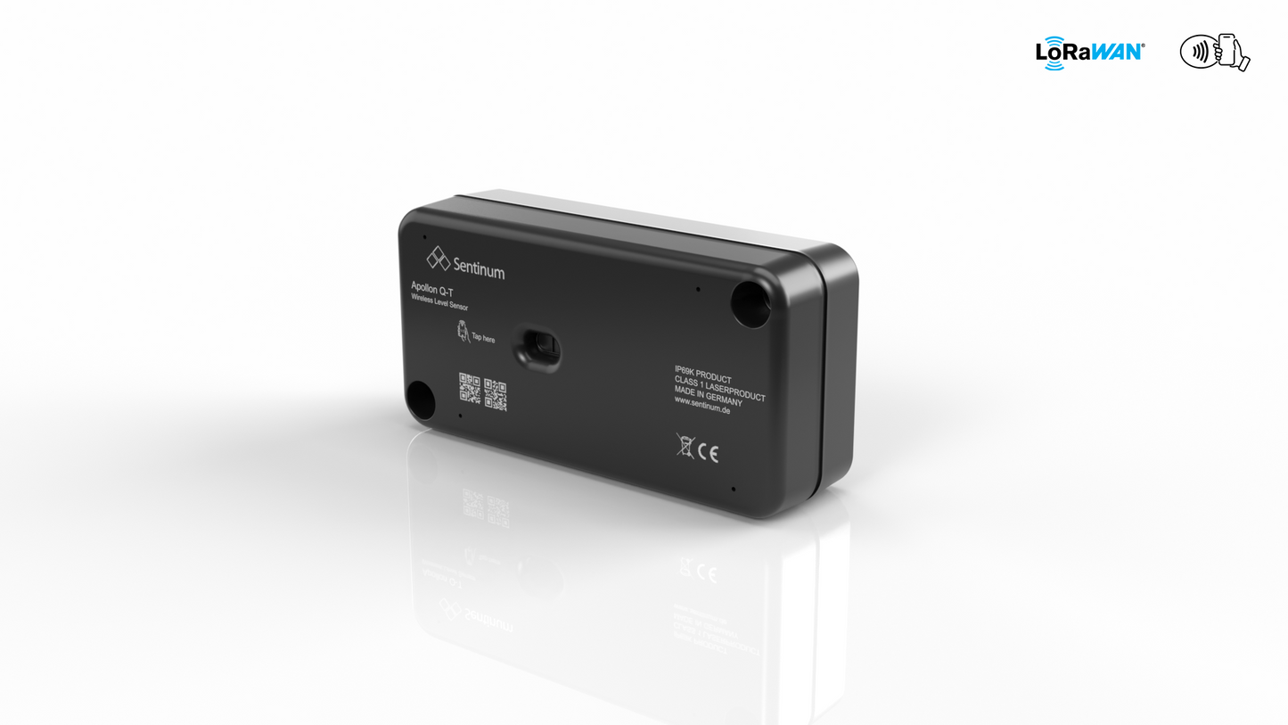 Apollon-Q Laser ToF Füllstandsensor LoRaWAN® light
