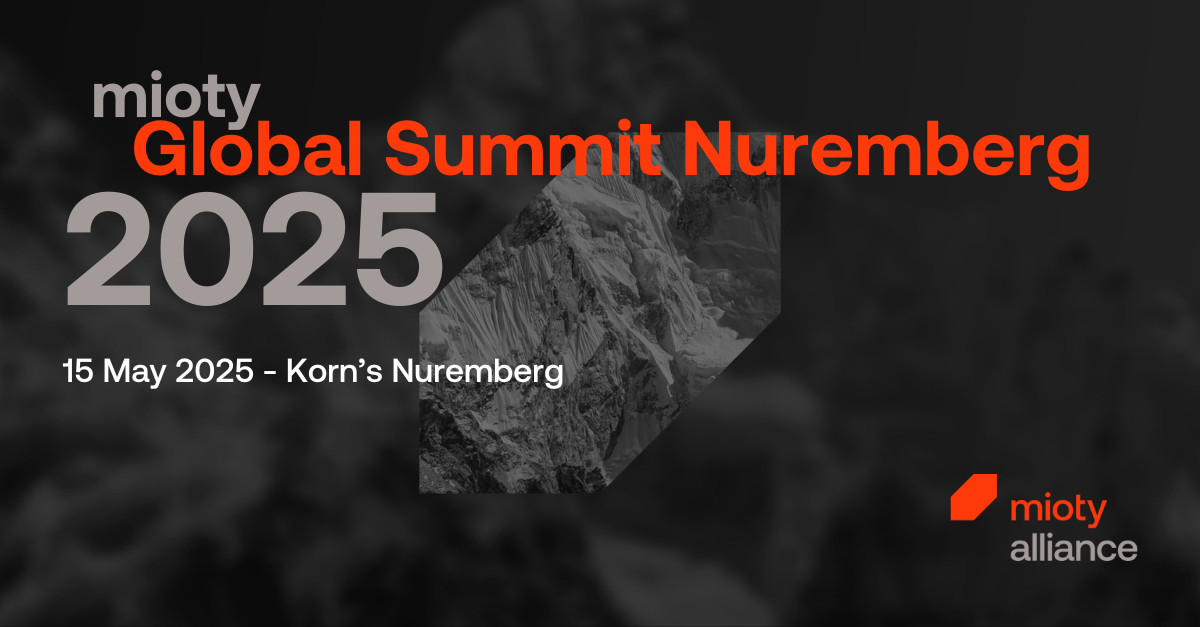 Sichern Sie sich Ihren Platz beim MIOTY Global Summit 2025 in Nürnberg!
