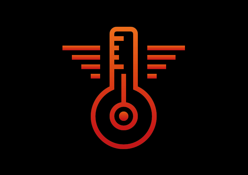 Anzeige für Temperatur und Luftfeuchtigkeit