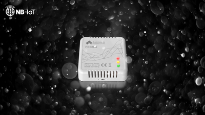 Febris Indoor Temperatur Luftfeuchte Sensor narroband nb-IoT Mobilfunk LPWA von Sentinum

