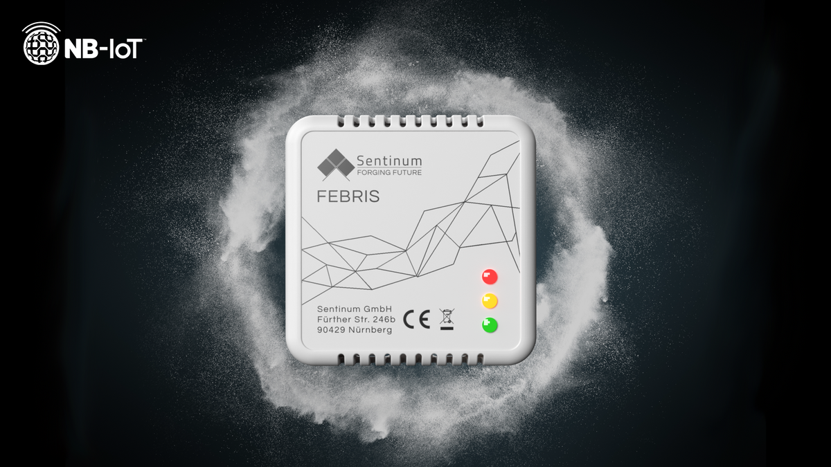 Febris Indoor Schimmelwarnsensor NB-IoT LTE-CAT-M1 LPWA mit SIM Karte
