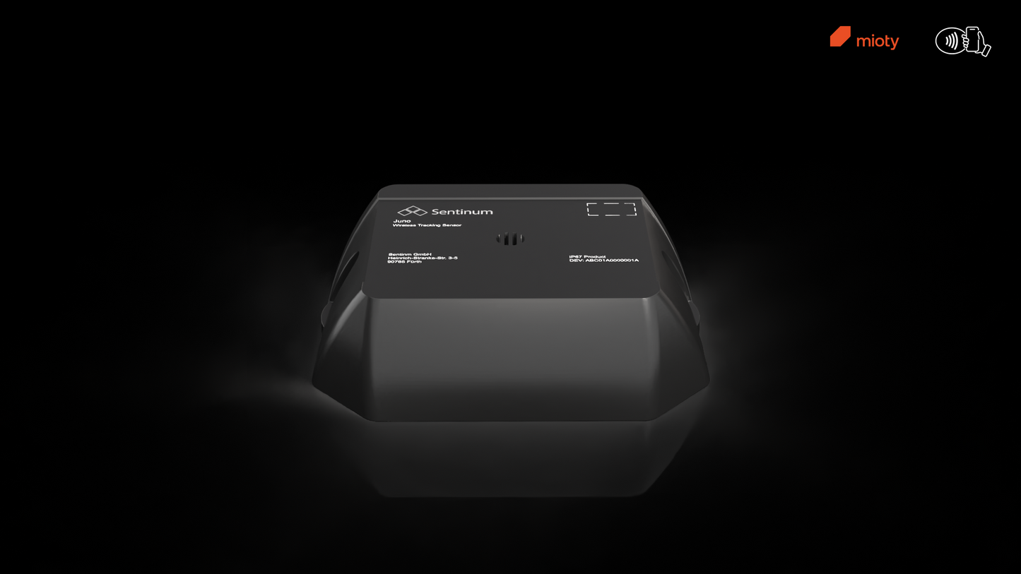 Robuster IP67 Sensor für mioty® Temperatur‑ und Luftfeuchtemonitoring
