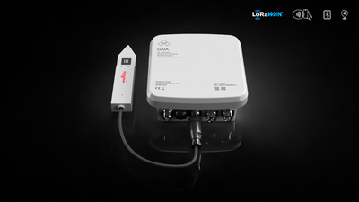 IoT Bodenfeuchtesensor lora, Gaia Anschlussbox und Murata Bodensensor, bodenfeuchte messen