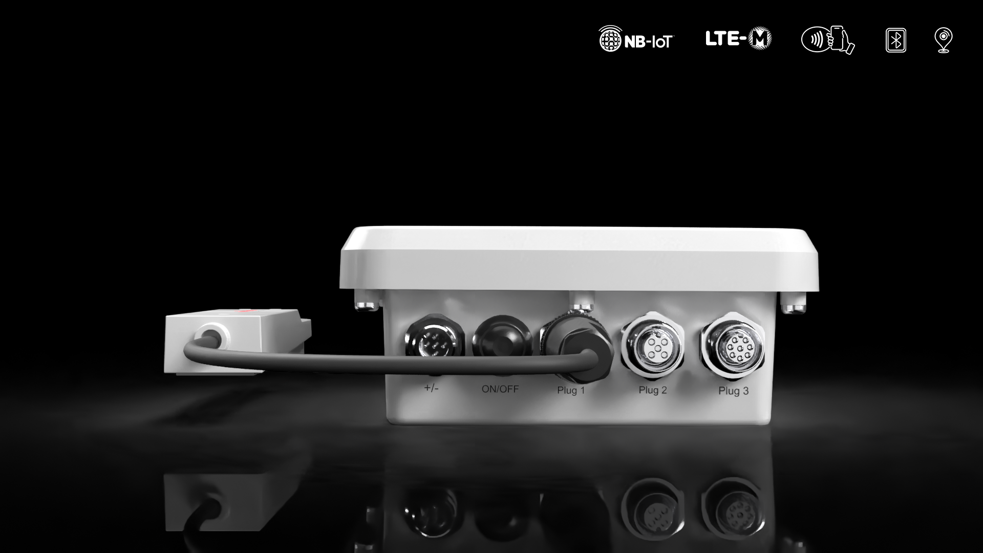 IoT Bodenfeuchtesensor nb-iot mobilfunk, Gaia Anschlussbox und Murata Bodensensor, bodenfeuchte messen