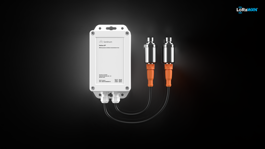 LoRaWAN® Differenzdruckmonitoring mit zwei industriellen Drucksensoren
