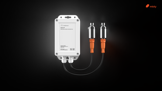 mioty® Differenzdruckmonitoring mit zwei industriellen Drucksensoren
