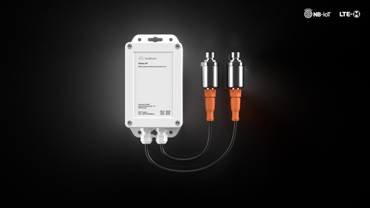 Industrielle Differenzdrucküberwachung mit NB‑IoT und zwei Drucksensoren

