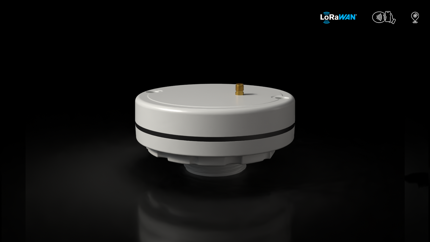 EOS IoT Radar Füllstandsensor LoRaWAN, 1,5" Gewinde mit SMA