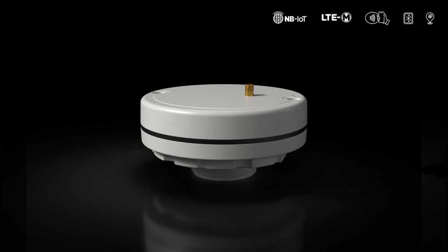 EOS IoT Radar Füllstandsensor NB-IoT, LTE-CAT-M1, GNSS, 1,5" Gewinde mit SMA