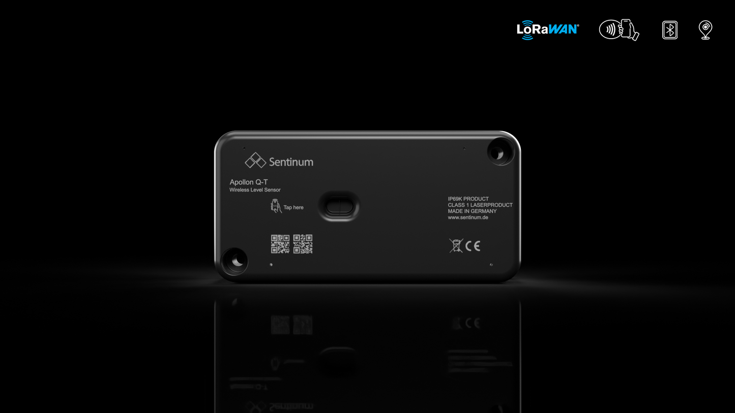 Apollon-Q Laser ToF Füllstandsensor LoRaWAN®