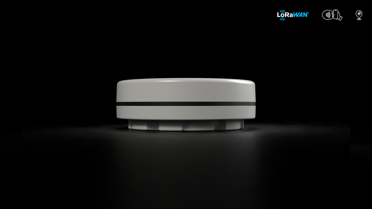 Sentinum EOS Radar Füllstandsensor LoRaWAN in flacher Ausführung