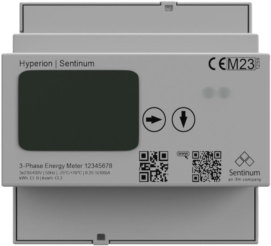 Hyperion Meter Type: LoRaWAN® RF Standard: DIR-INT ANT