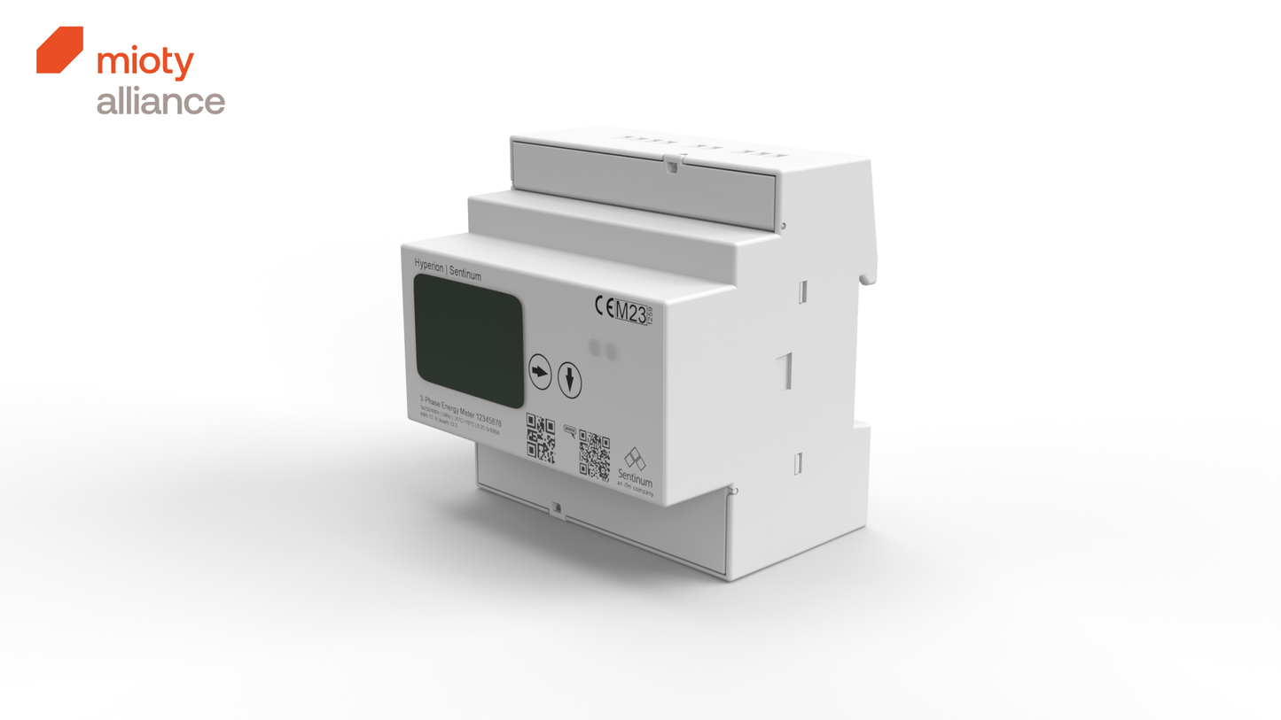 mioty® Hyperion Stromzähler für Stromwandler mit externer Antenne