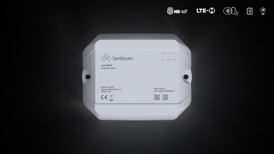 Juno IP69k operating hour counter Betriebsstundenzähler nb-iot, lte-cat-m1 front