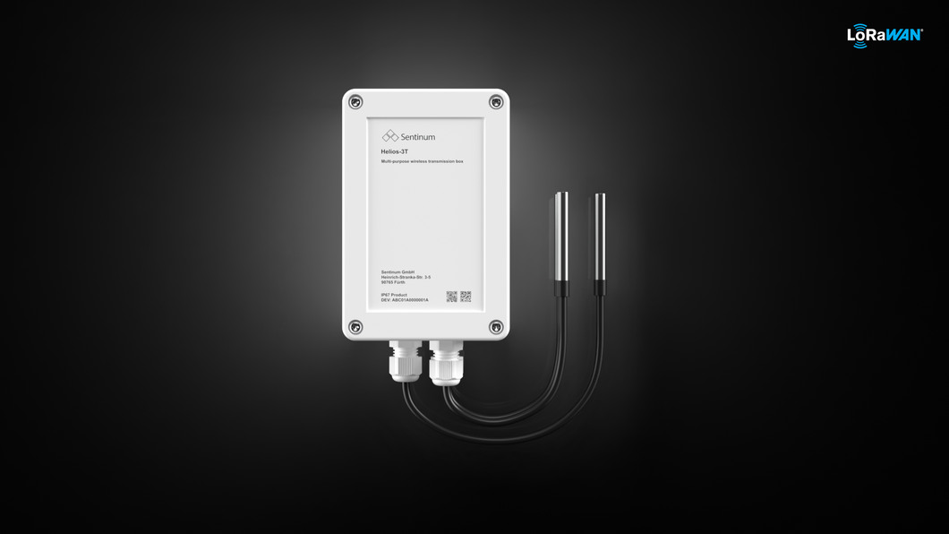 LoRaWAN® Helios Kabelfühler Temperatursensor x 3