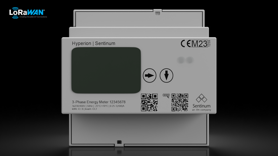 LoRaWAN® Hyperion Stromzähler direkt mit externer Antenne