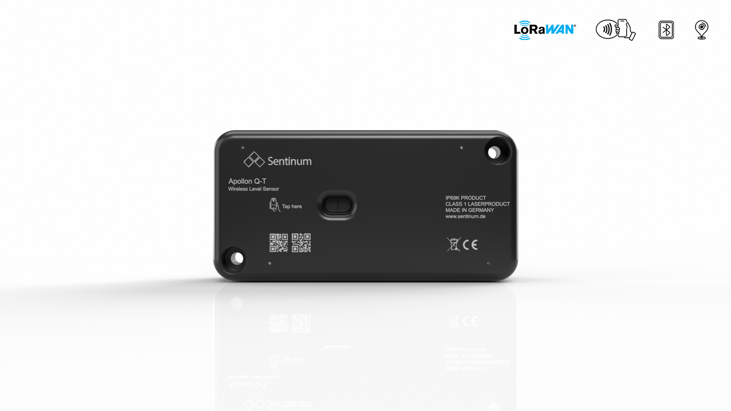 Apollon-Q Laser ToF Füllstandsensor LoRaWAN®