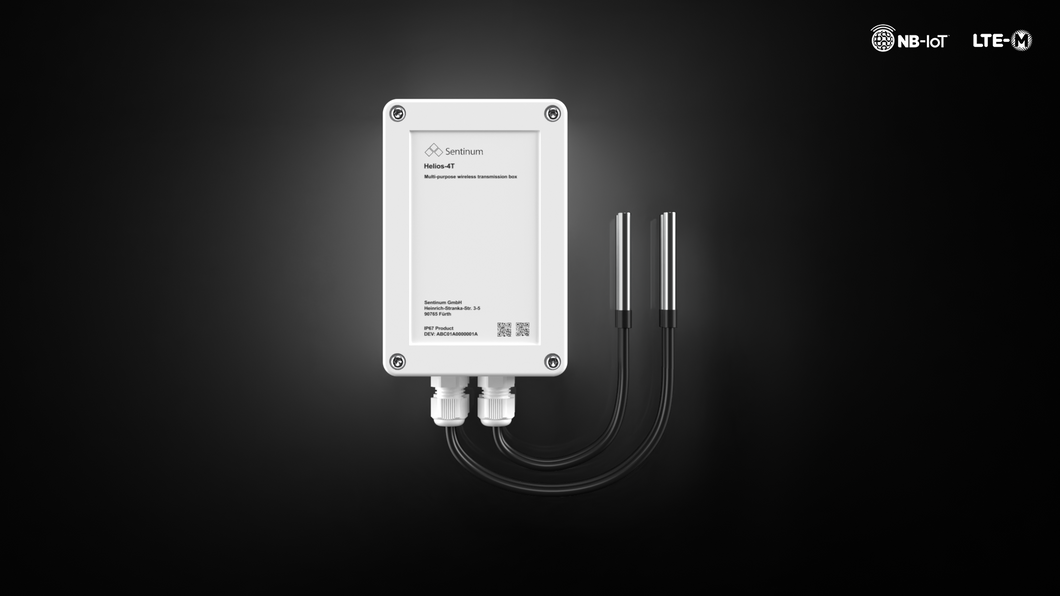NB-IoT, LTE-CAT-M1 Helios Generic zur Selbstkonfektionierung für Temperatursensor x 4